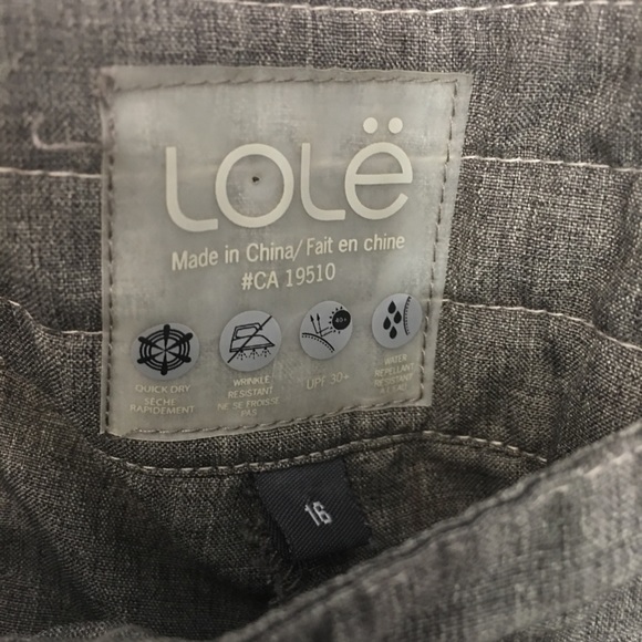 Lole hiking/casual capris Sz 16 - Picture 6 of 9